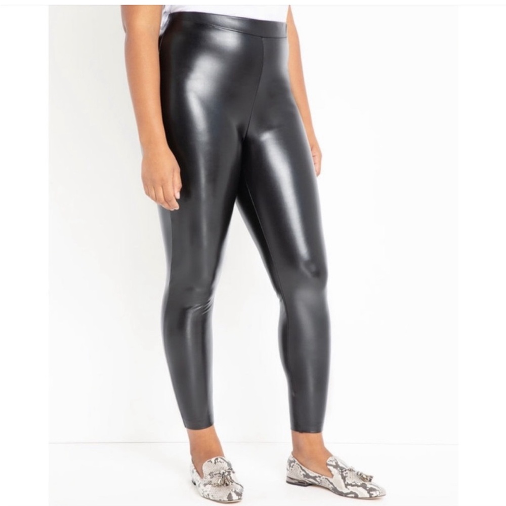 ELOQUII Faux Leather Leggings